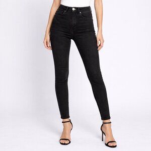 Reformation Liza Straight Jeans | Vintage Black Denim | High Rise | Size 26